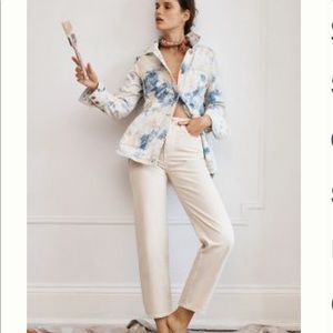 PILCRO THE COLUMN STRAIGHT JEANS from anthropologie size 26